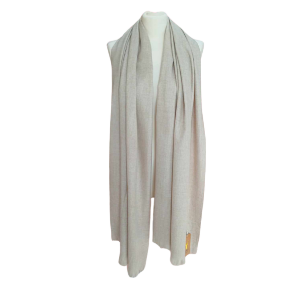 Szal wełniany z runa Kozy Changthangi