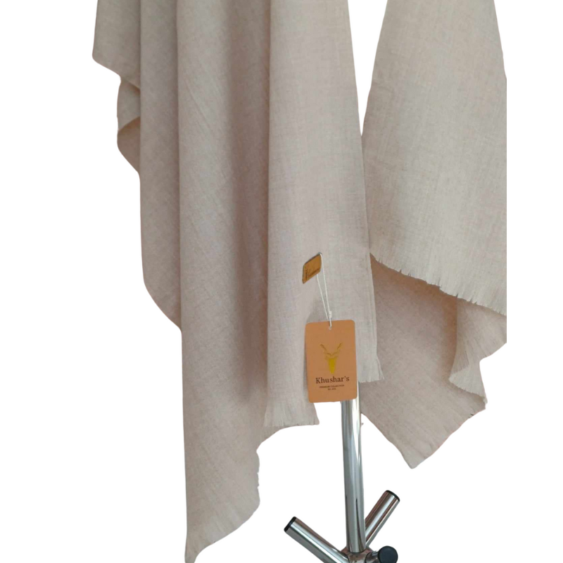 Szal wełniany z runa Kozy Changthangi