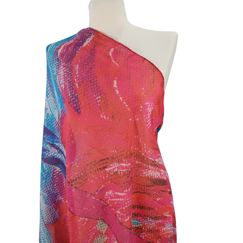 Szal z tkaniny trawnikowej