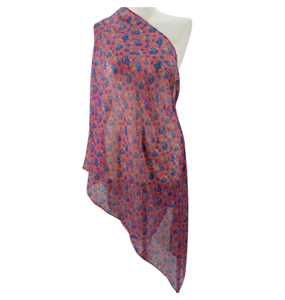 Szal z tkaniny trawnikowej