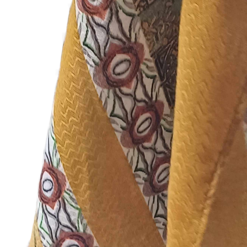 SZAL  BAWEŁNIANO - JEDWABNY