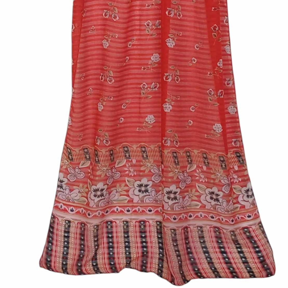 SZAL  BAWEŁNIANO - JEDWABNY