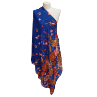 SZAL  BAWEŁNIANO - JEDWABNY