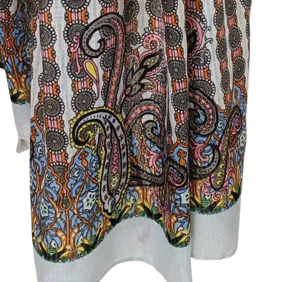 Szal  bawełniano - jedwabny