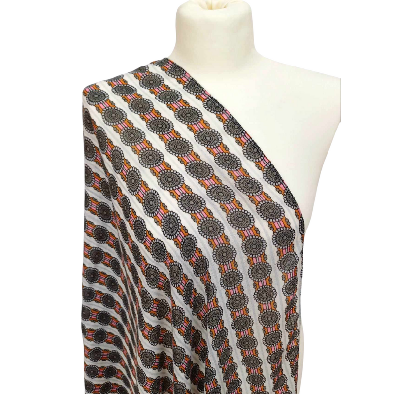 Szal  bawełniano - jedwabny