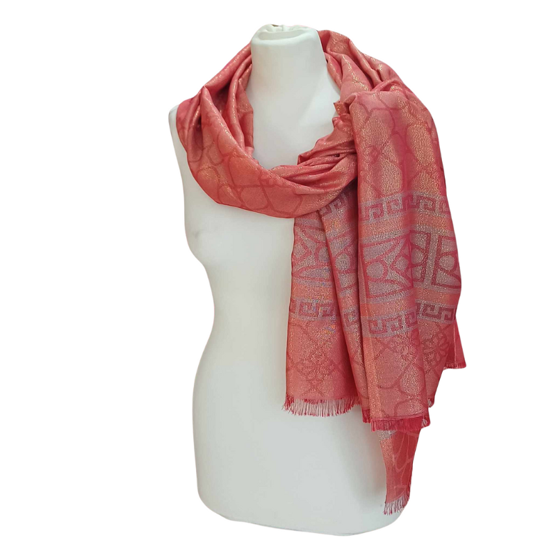 Szal z jedwabiu naturalnego Banarasi