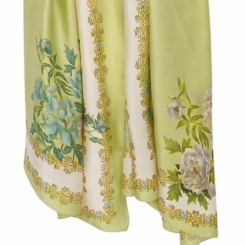 Szal - jedwab satynowy z jedwabnym poliestrem