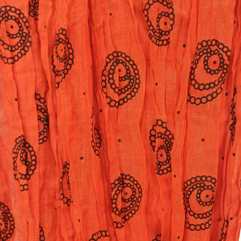 Szal w stylu Chunri - bawełniany z domieszką jedwabiu.