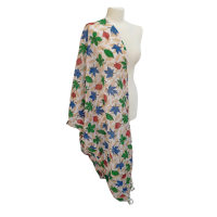 Szal w stylu Chunri - bawełniany z domieszką jedwabiu.