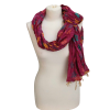 Szal w stylu Chunri - bawełniany z domieszką jedwabiu