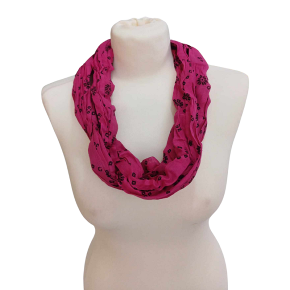 Szal w stylu Chunri - bawełniany z domieszką jedwabiu