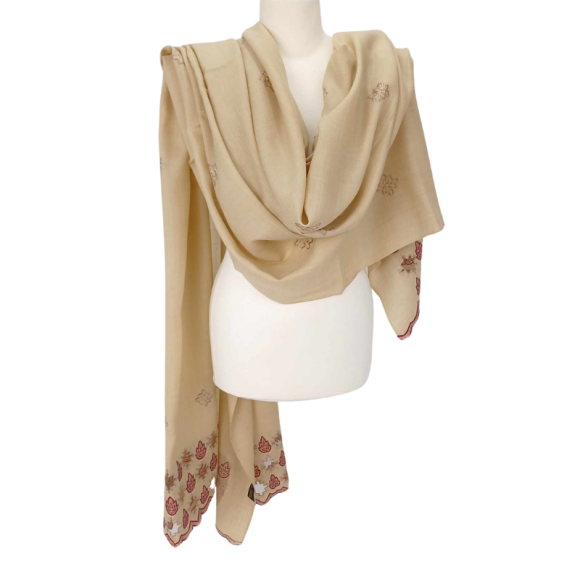 Szal z wełny merynosów - MERINO