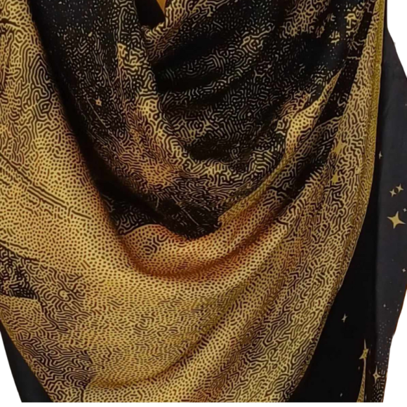 Szal jedwabny -100% jedwab naturalny