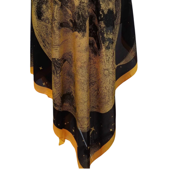 Szal jedwabny -100% jedwab naturalny