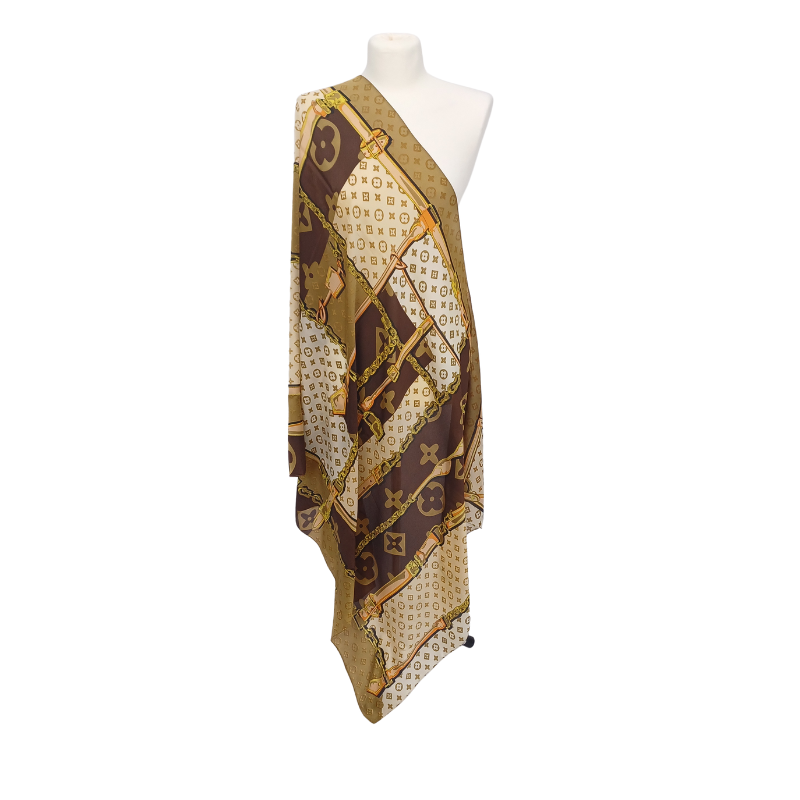 Szal z wysokiej jakości jedwabiu naturalnego