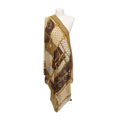 Szal z wysokiej jakości jedwabiu naturalnego