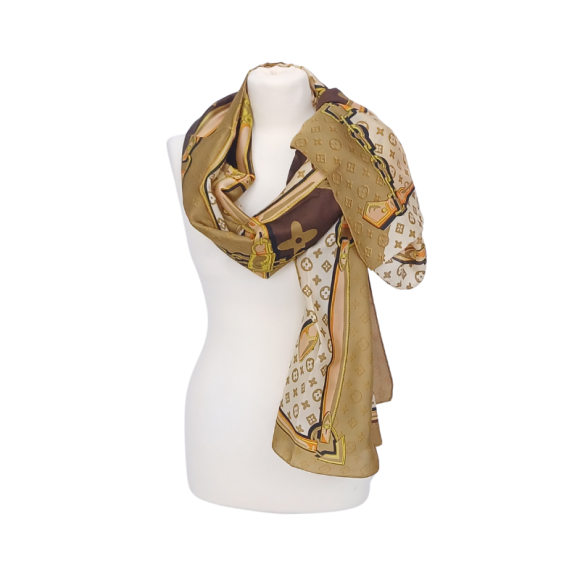 Szal z wysokiej jakości jedwabiu naturalnego