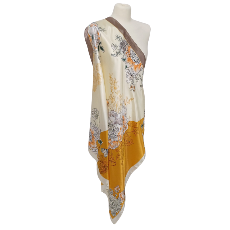 Chuststka z  jedwabnego poliestru.