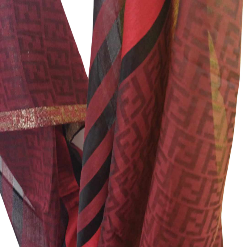 Szal  z  jedwabiu  naturalnego - dwustronny