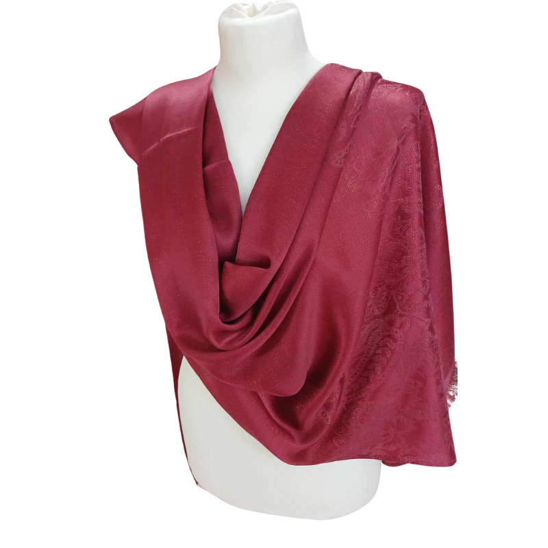 Szal z jedwabiu naturalnego Banarasi