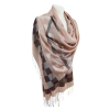Szal  z  jedwabiu  naturalnego - dwustronny
