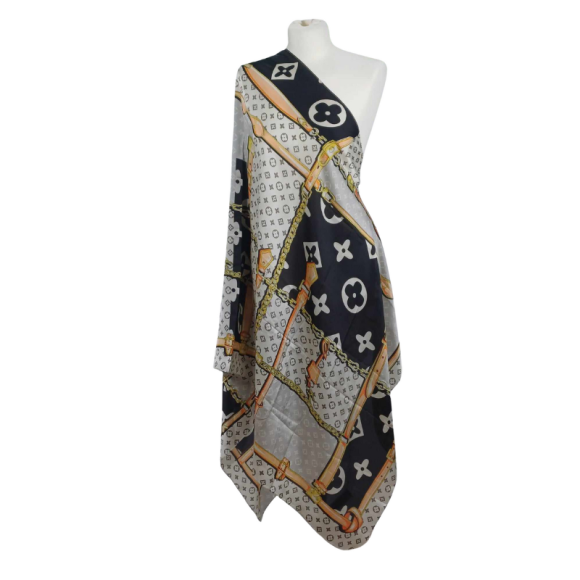 Szal z  jedwabiu naturalnego