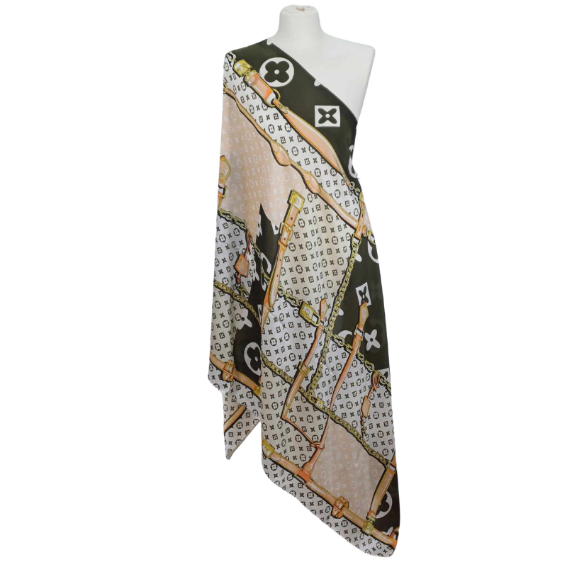 Szal z jedwabiu naturalnego