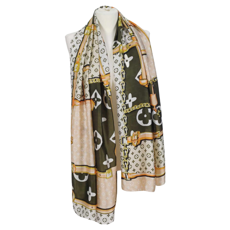 Szal z jedwabiu naturalnego