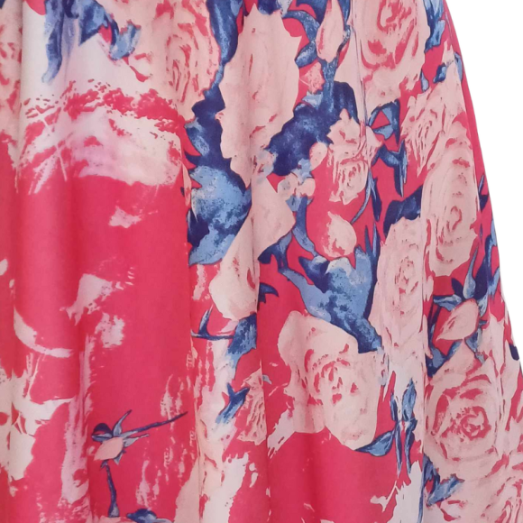 Szal jedwabny w stylu nepalskim -  jednostronny