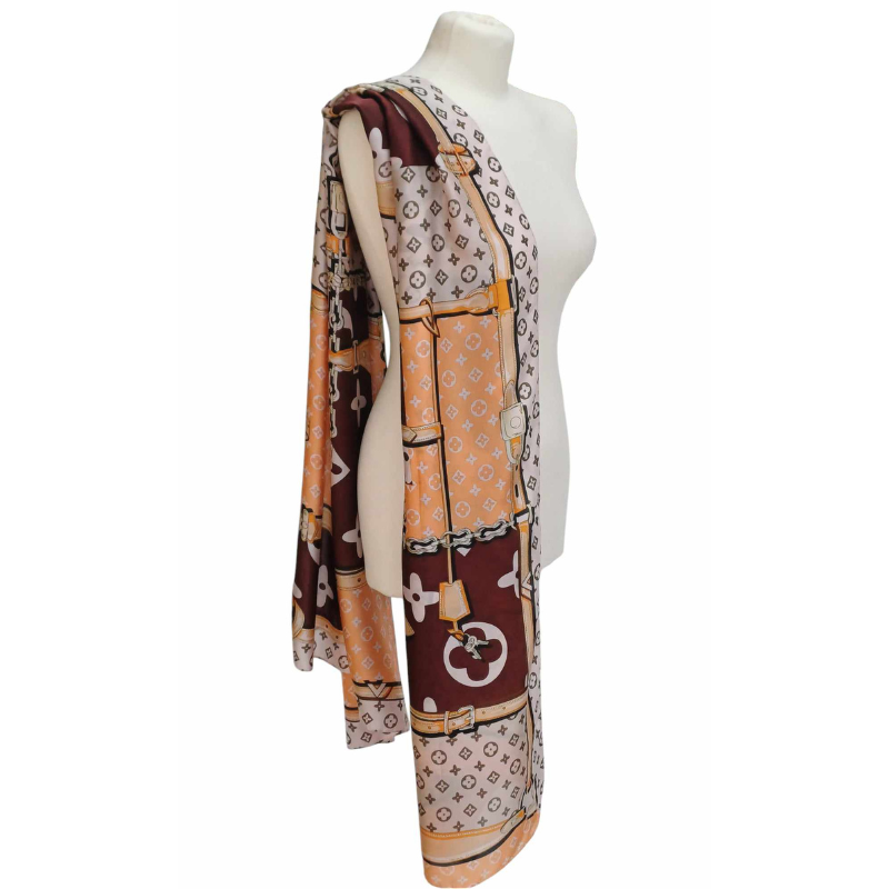 Szal z  jedwabiu naturalnego