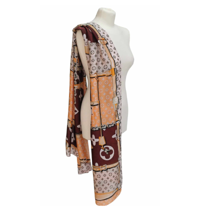 Szal z  jedwabiu naturalnego