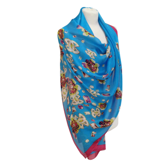 Szal z jedwabiu naturalnego