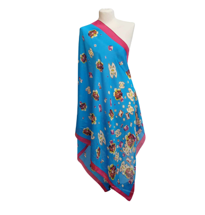 Szal z jedwabiu naturalnego