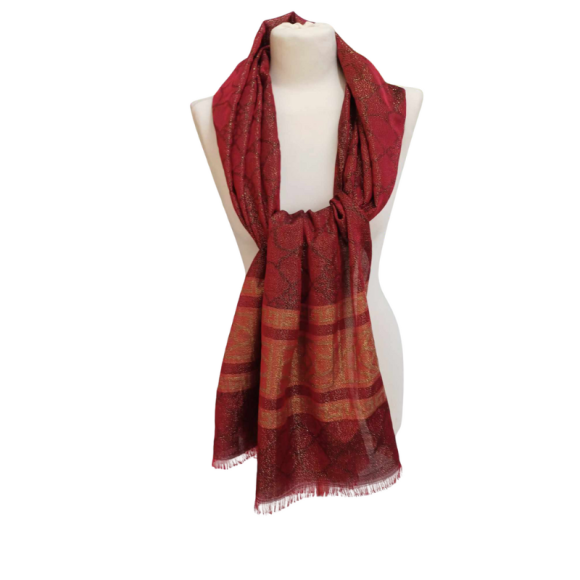 Szal z jedwabiu naturalnego Banarasi