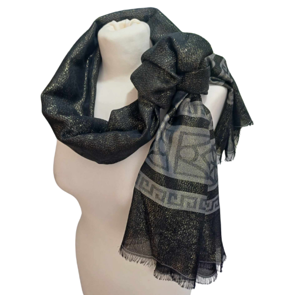 Szal z jedwabiu naturalnego Banarasi