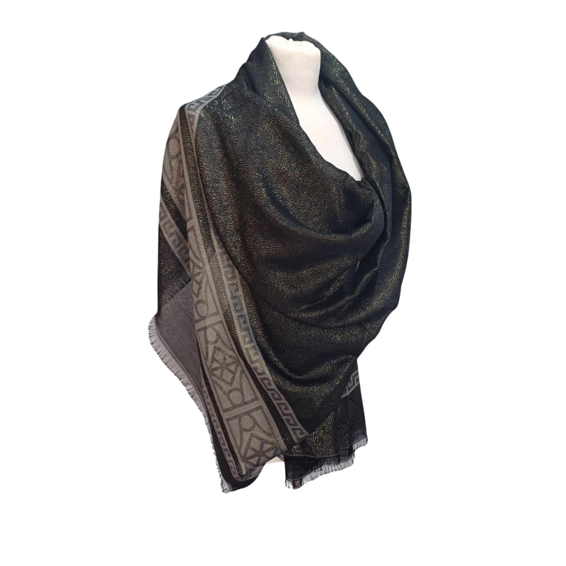 Szal z jedwabiu naturalnego Banarasi