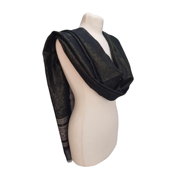 Szal z jedwabiu naturalnego Banarasi