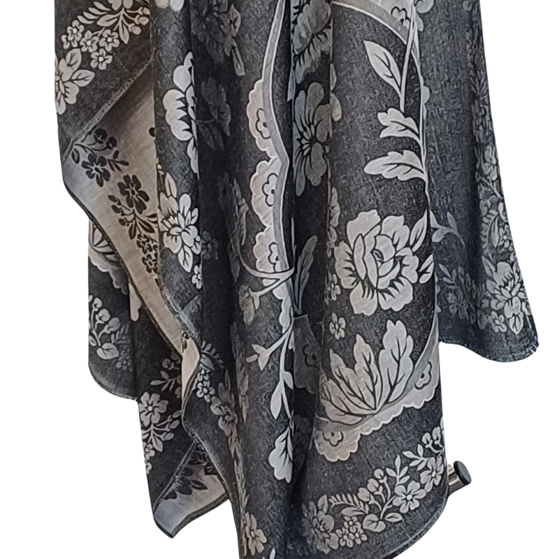 Szal jedwabny Shemaroo  -  DWUSTRONNY