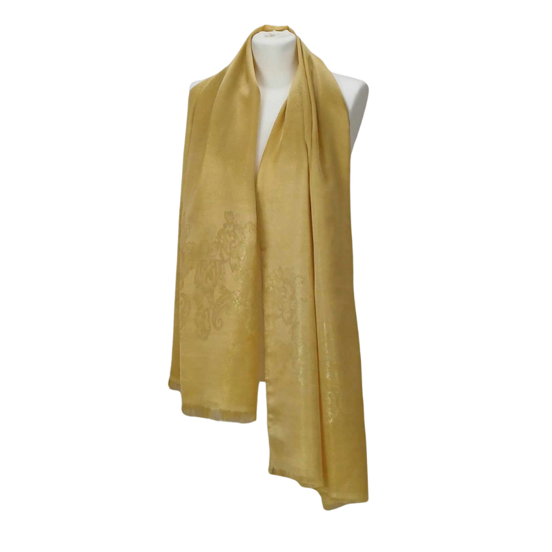 Szal z jedwabiu naturalnego Banarasi