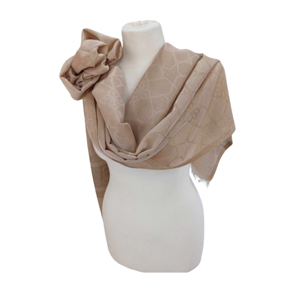 Szal z jedwabiu naturalnego Banarasi