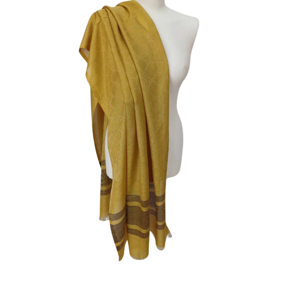 Szal z jedwabiu naturalnego Banarasi