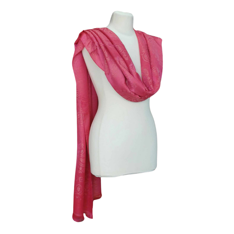 Szal z jedwabiu naturalnego Banarasi