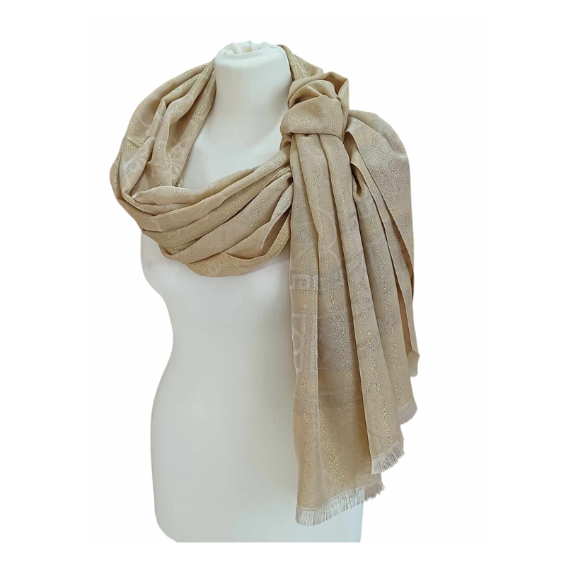 Szal z jedwabiu naturalnego Banarasi