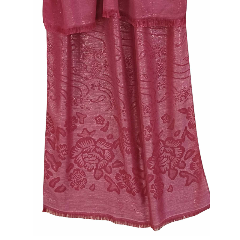 Szal z jedwabiu naturalnego Banarasi