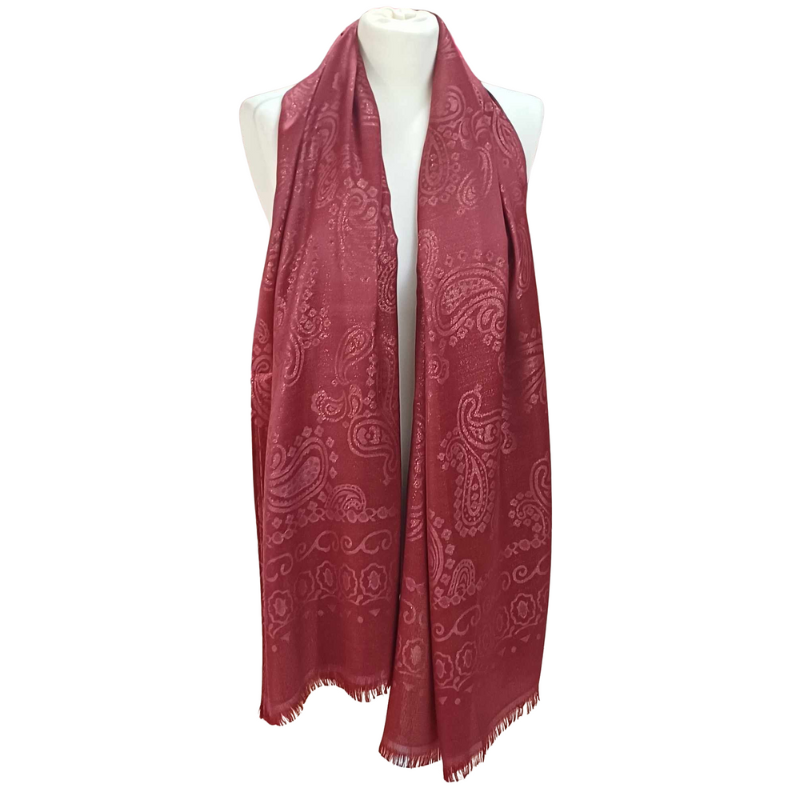 Szal z jedwabiu naturalnego Banarasi