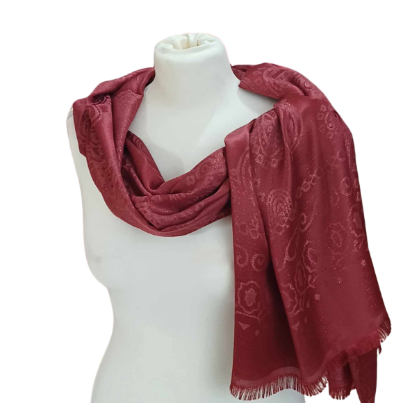 Szal z jedwabiu naturalnego Banarasi