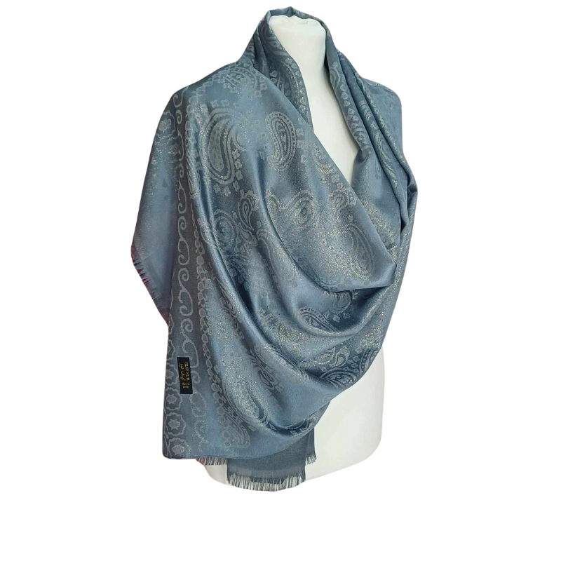 Szal z jedwabiu naturalnego Banarasi