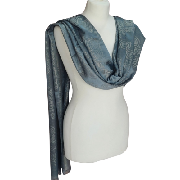 Szal z jedwabiu naturalnego Banarasi