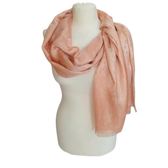 Szal z jedwabiu naturalnego Banarasi