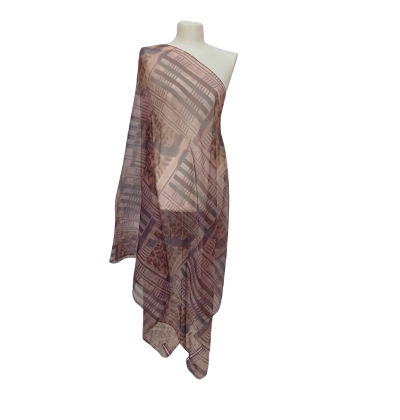 Szal z szyfonu jedwabnego